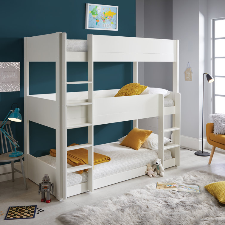 Isabelle & Max Ackermann Single (3') Solid Wood Triple Sleeper Bunk Bed